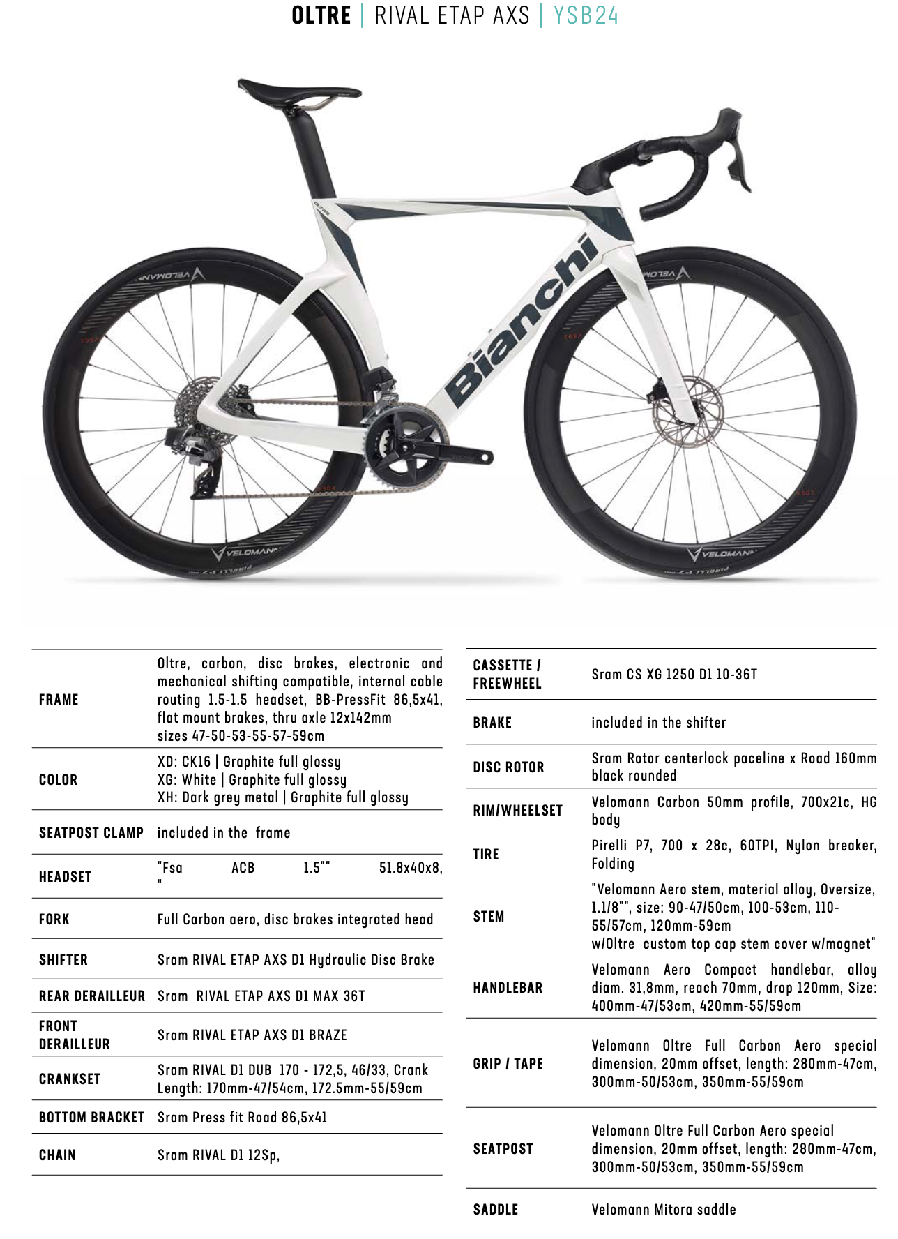 Oltre Comp Rival Etap 12sp