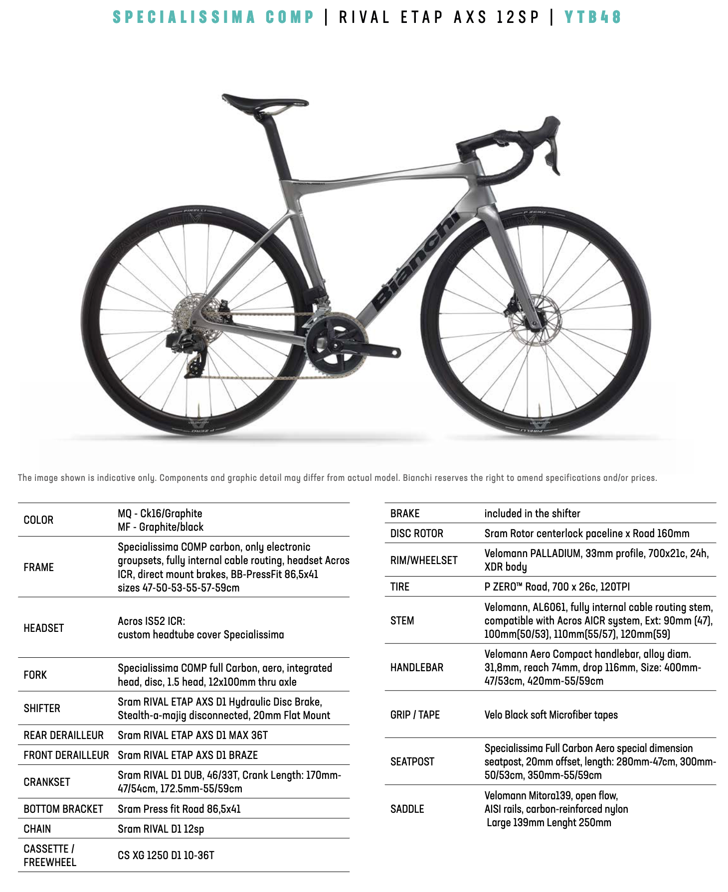 Specialissma Comp Rival eTap 12spd